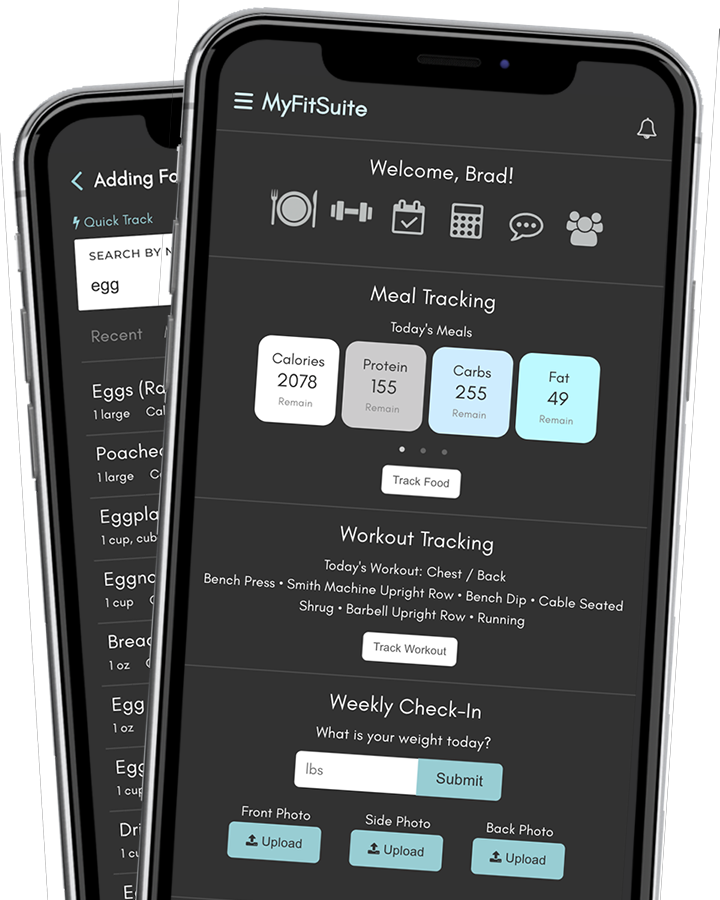 MyFitSuite Meal Tracking
